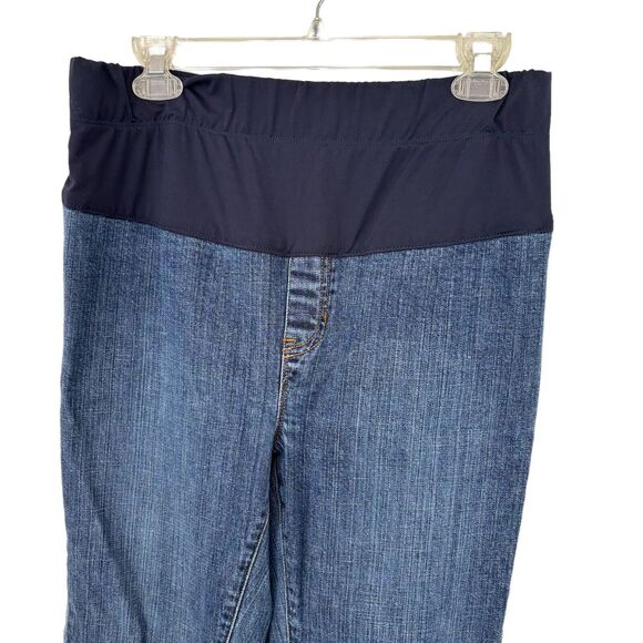 Gap Boot Cut Denim Jeans Maternity Size 6 Regular Stretch Panel - Picture 4 of 7